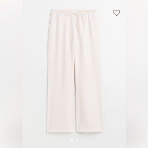 H&M Wide Cut Satin Pants Medium